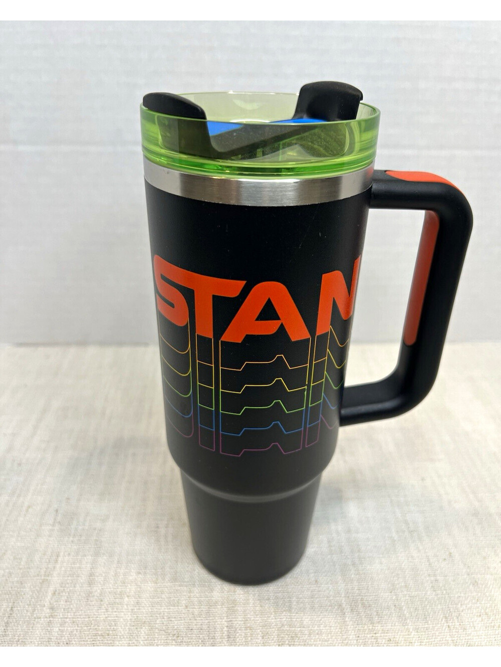 Stanley Quencher FlowState 30 oz Tumbler w/ Handle Black Reverb see description